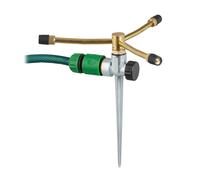 Relaxdays Arroseur de jardin 3 bras avec piquet