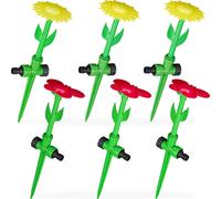 relaxdays Arroseurs Fleur Set de 6 pièces