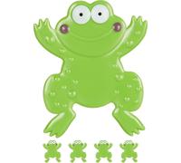relaxdays Autocollants de bain Grenouille, lot de 5