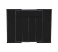 Relaxdays Bac à couverts extensible en bambou