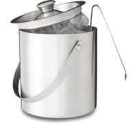 relaxdays Bac à glace avec pince à glace pour 1,5 L