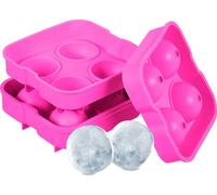 relaxdays Bac à glaçons en silicone, set de 2 pièces