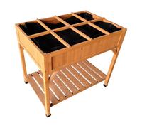 Relaxdays Bac surélevé compartimenté