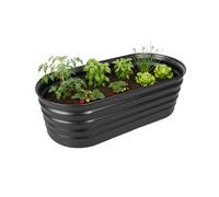 Relaxdays Bac surélevé métal demi-rond