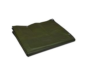 relaxdays Bâche 200g/m², Couverture avec œillets, étanche, indéchirable, Protection en PE, 4 x 5 m, Vert