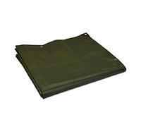 relaxdays Bâche 200g/m², Couverture avec œillets, étanche, indéchirable, Protection en PE, 5 x 6 m, Vert