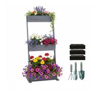 Relaxdays Bacs verticaux étagés