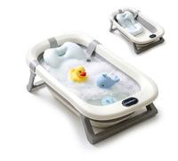 Relaxdays Baignoire pliable bébé avec coussin