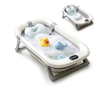 Relaxdays Baignoire pliable bébé avec coussin