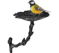 relaxdays Bain d'oiseaux en fonte pour le mur