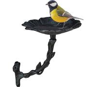 relaxdays Bain d'oiseaux en fonte pour le mur