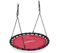 Relaxdays Balançoire nid d'oiseau rond 120 cm à suspendre enfant adulte jardin extérieur 100 kg
