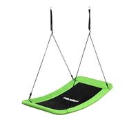 Relaxdays Balançoire-nid courbée pour Enfants et Adultes, 150 kg, Vert, 165 x 150 x 80 cm