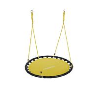 Relaxdays Balançoire nid d'oiseau rond 120 cm à suspendre enfant adulte jardin extérieur 100 kg