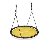 Relaxdays Balançoire nid d'oiseau rond 120 cm à suspendre enfant adulte jardin extérieur 100 kg