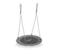 Relaxdays Balançoire nid d'oiseau Ronde 90 cm à Suspendre pour Enfant et Adulte, extérieur, capacité 100 kg, Dimensions