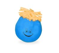 Relaxdays Balle Anti-Stress, Lot de 96, Enfants Adultes 9 cm Grimace Cheveux Boule pâte Farine 45 g