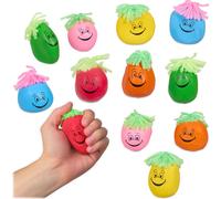 relaxdays Balle antistress 6 cm Set de 12 pièces
