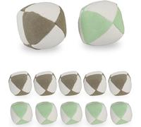relaxdays Balle de jonglage souple 5 cm Set de 12 balles