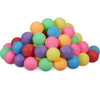 relaxdays Balles de Beer Pong multicolores en set de 100 pièces