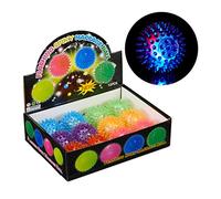Balles hérisson led Boules fluorescentes Jouets à picots 30 g 12 pièces