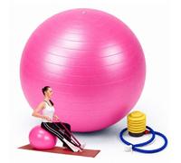 Relaxdays Ballon de gym avec pompe