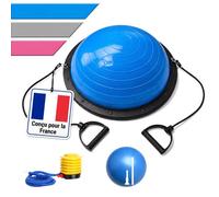 Relaxdays Ballon d'équilibre + sangles & pompe