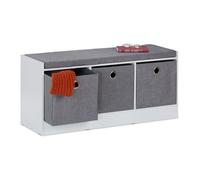 Relaxdays Banc à chaussures