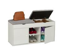 Relaxdays Banc à chaussures pratique