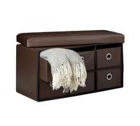 relaxdays Banc avec espace de rangement