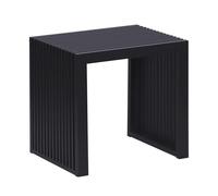 Relaxdays Banc Bambou Moderne pour Cuisine, entrée, Chambre ou SDB, 43x45x33 cm, Noir