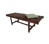 Relaxdays Banc de jardin 2 places sapin