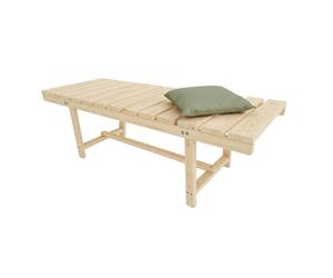 Relaxdays Banc de jardin 2 places sapin