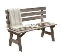 Relaxdays Banc de jardin en sapin avec dossier