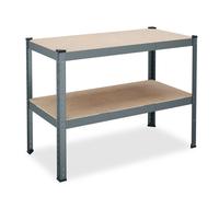 Relaxdays Banc de travail avec 2 niveaux réglables