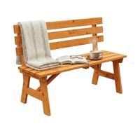 Relaxdays Banc de jardin en sapin avec dossier