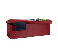 relaxdays Banc pliable en similicuir