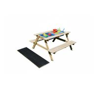 Relaxdays Bancs pour enfants : table et tableau