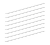 Relaxdays Bandes antidérapantes set de 8 rubans 45 cm escalier carrelage autoadhésif douche, transparent