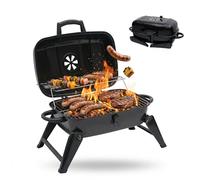 Relaxdays Barbecue de table 2 grilles
