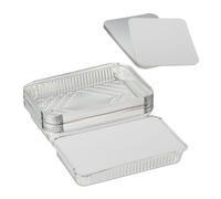 Relaxdays Barquettes aluminium 25 pièces