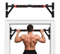 Barre de traction porte sans perçage réglable, poignées antidérapantes, 150 kg