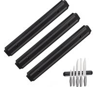relaxdays Barre magnétique Couteau Set de 3 pièces