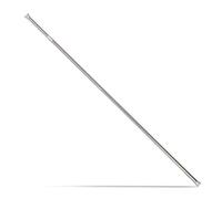 Relaxdays Barre télescopique tringle à rideaux inox 150–280 cm sans perçage argenté