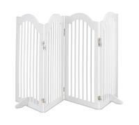 relaxdays Barrière blanche hauteur 92 cm