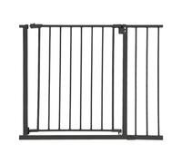 Relaxdays Barrière de Protection d'escalier, 95 à 100 cm, sans perçage, pour bébé et Enfant, escalier et Porte, à Clipser, Noire