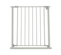 Relaxdays Barrière de sécurité, 75-80 cm, sans perçage, bébé, escalier et Porte, à Fixer par Serrage, Gris