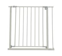 Relaxdays Barrière de sécurité, 82-87 cm, sans perçage, bébé et Enfant, escalier et Porte, à Fixer par Serrage, Gris