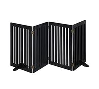 relaxdays Barrière noire 92 cm