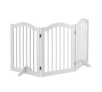 relaxdays Barrière blanche hauteur 70 cm